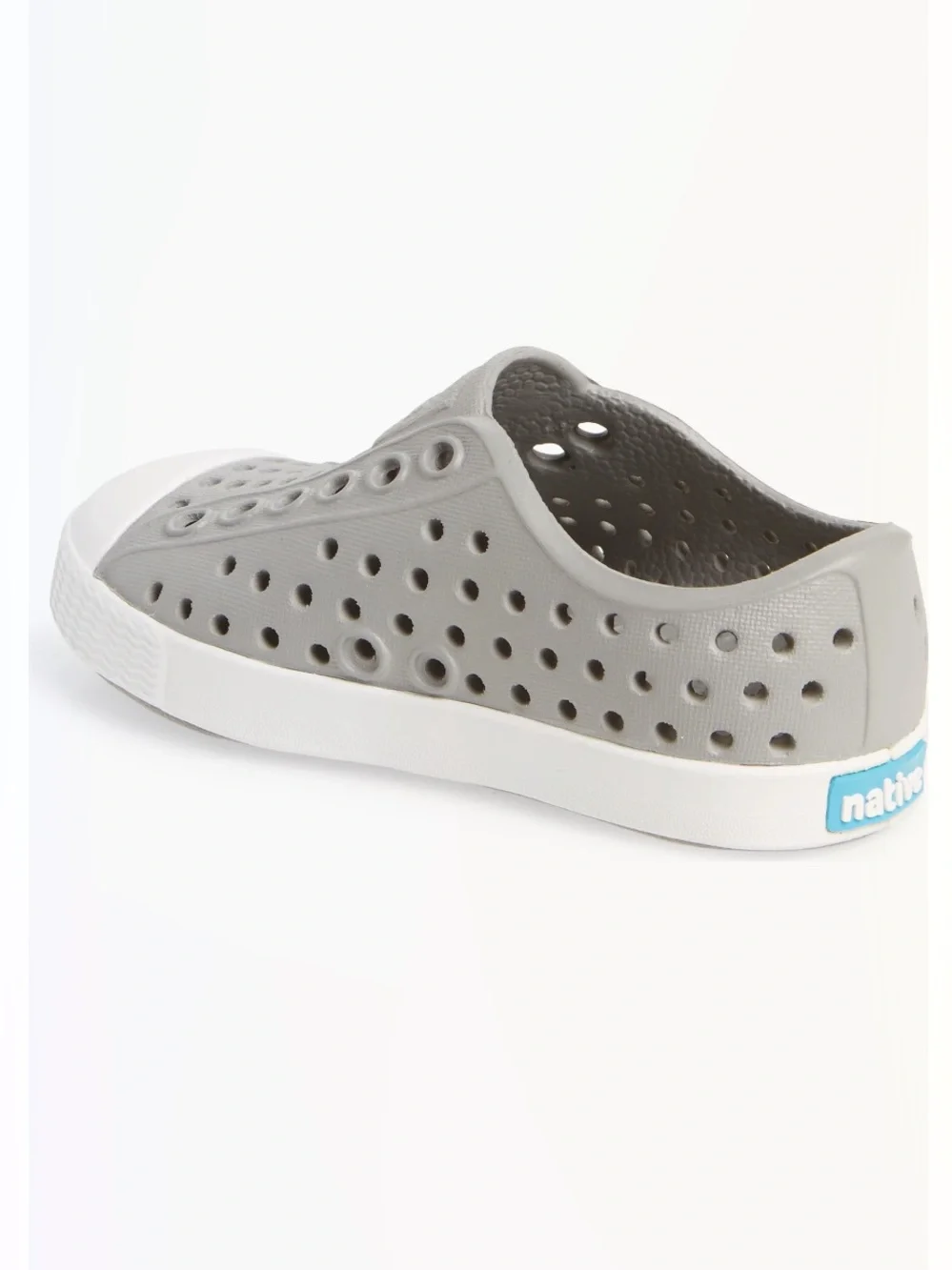 Native Jefferson Water Friendly Slip On Sneakers {pigeon grey/shell white} C5